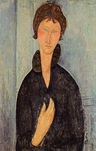 Woman with Blue Eyes